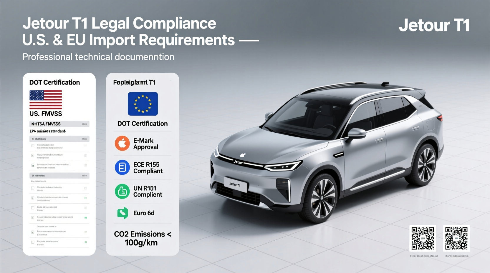 jetour t1 legal compliance