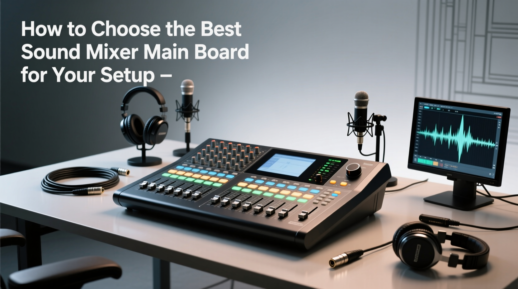 sound mixer main board