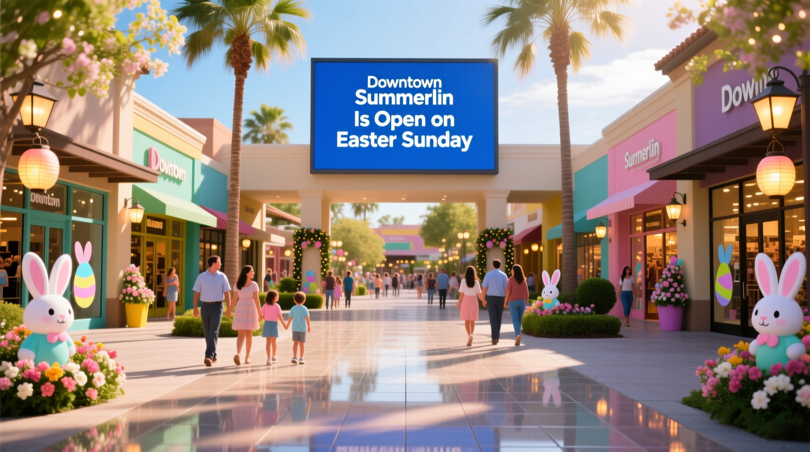 is downtown summerlin open on easter