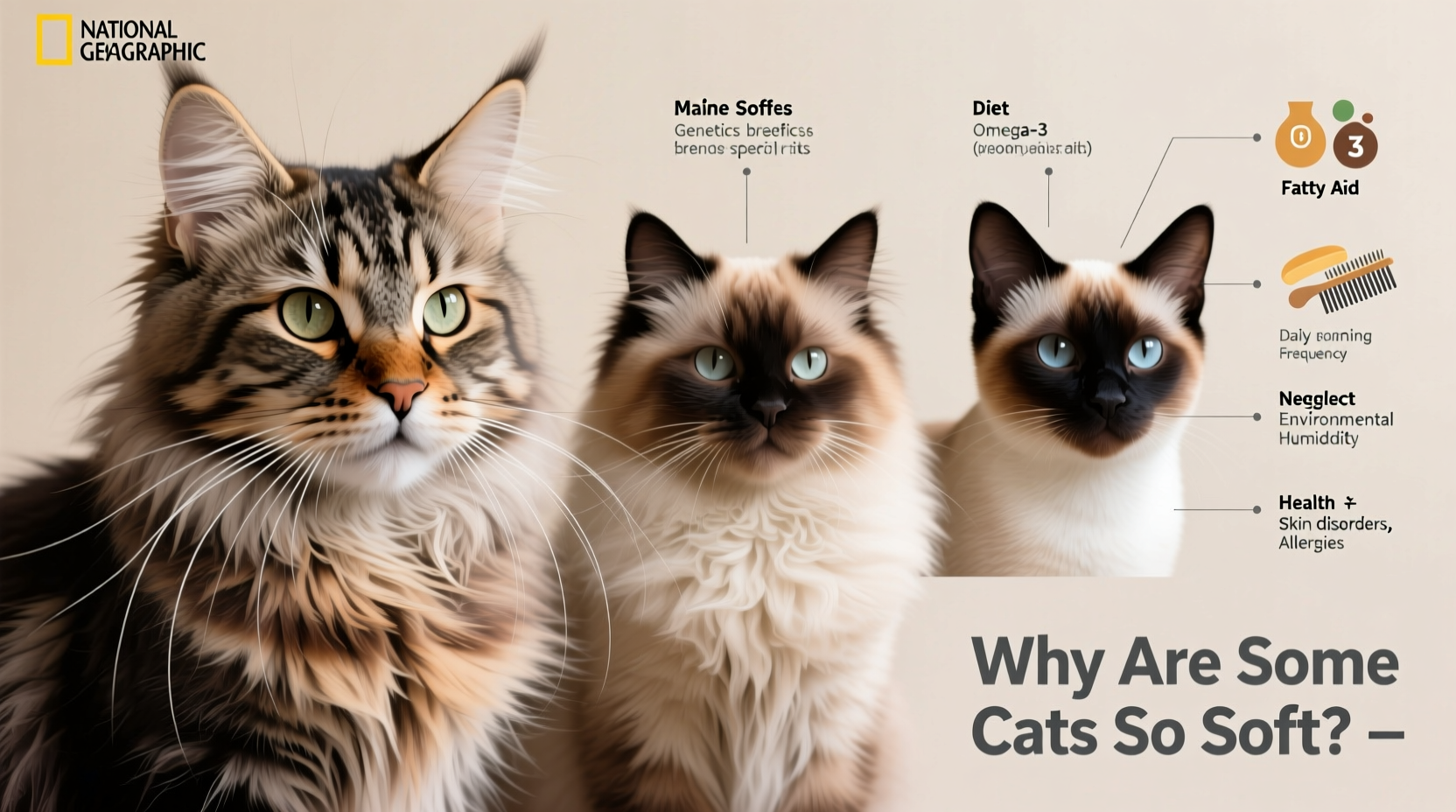 why are some cats softer factors affecting cat fur softness