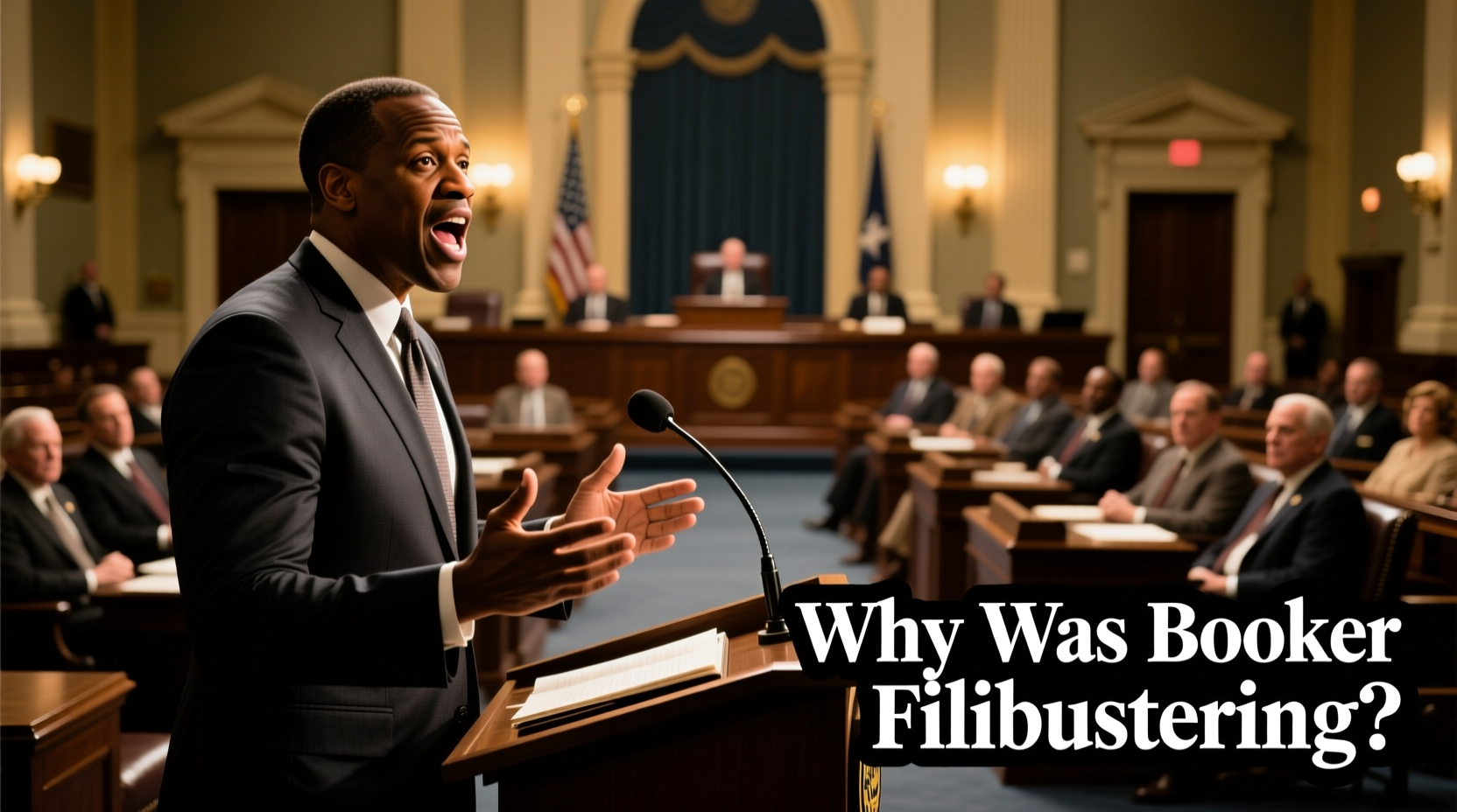 why was booker filibustering understanding cory bookers speech