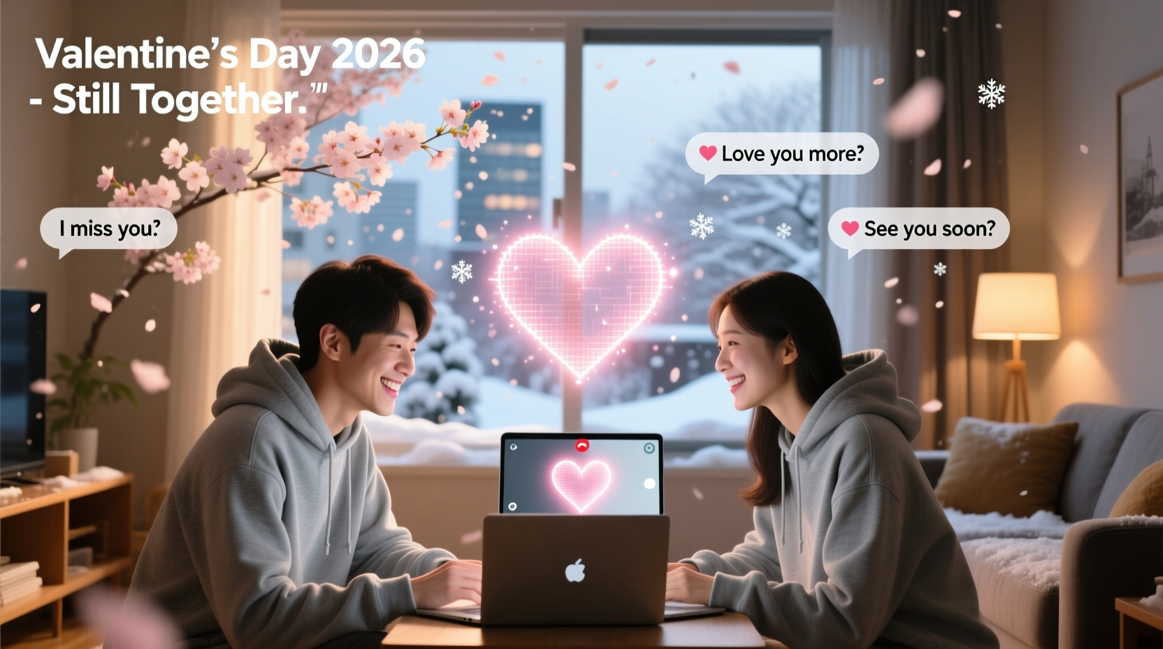how to spend valentines day long distance