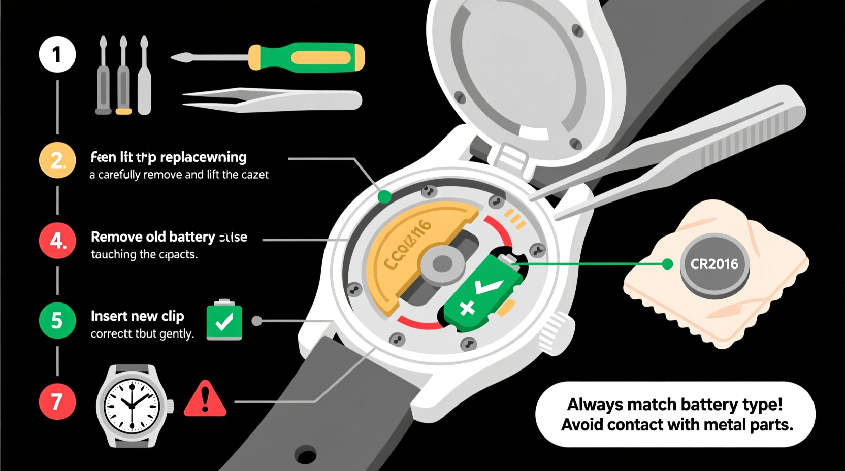 step by step guide to safely replacing the battery in your quartz watch 3