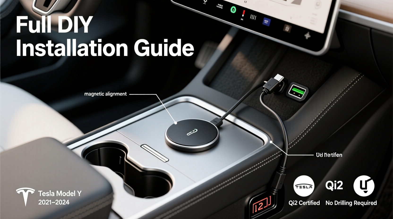 tesla model y wireless install