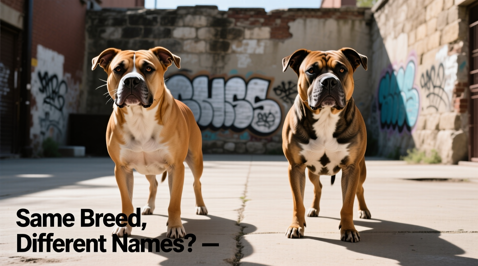 amstaff vs pitbull if they look the same why the different names