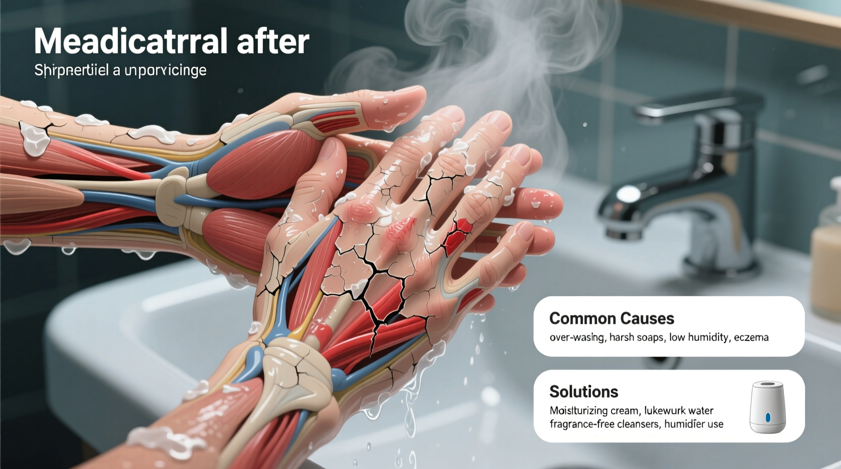 peeling hands after shower common causes and solutions