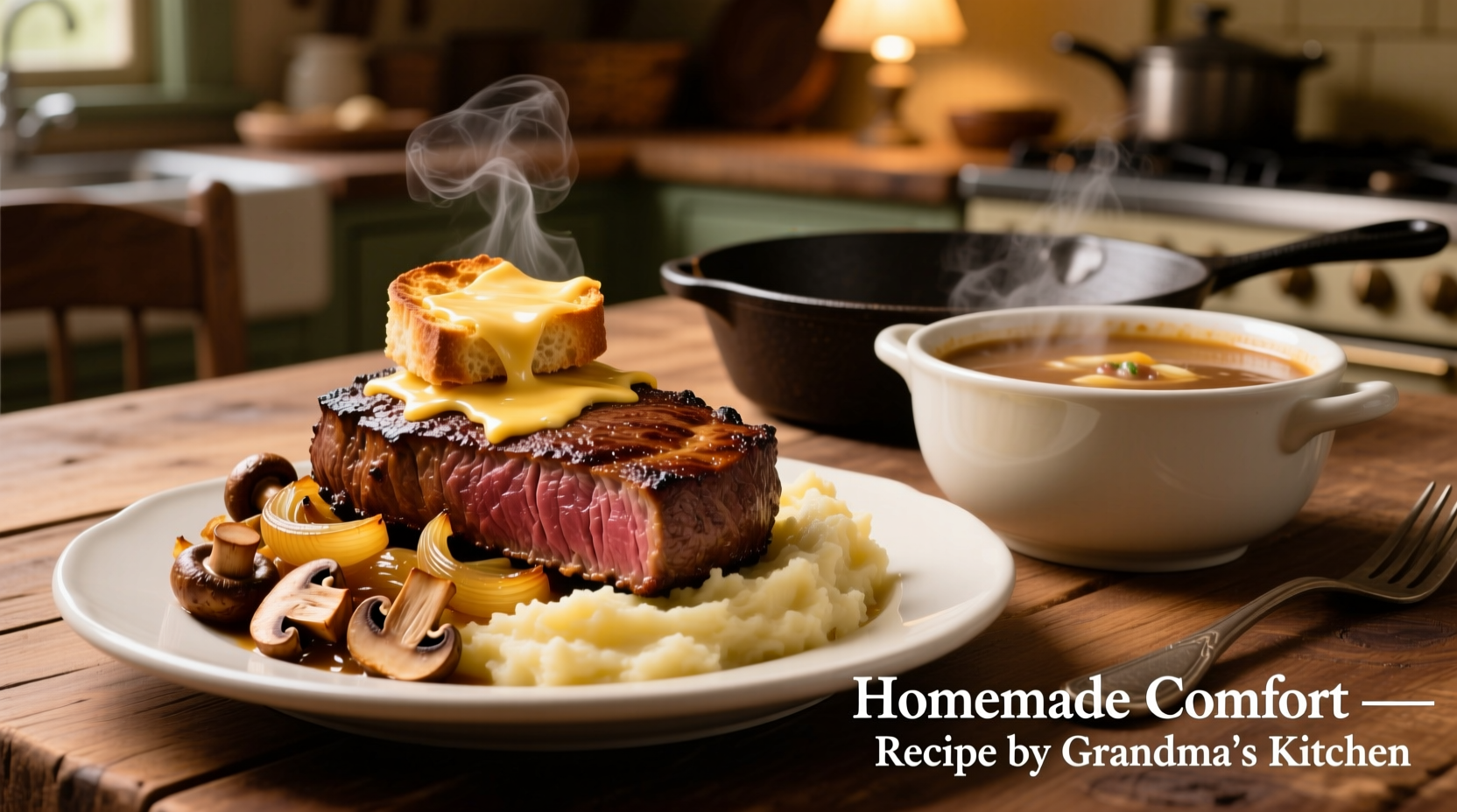 Perfect Salisbury Steak Recipe with French Onion Soup