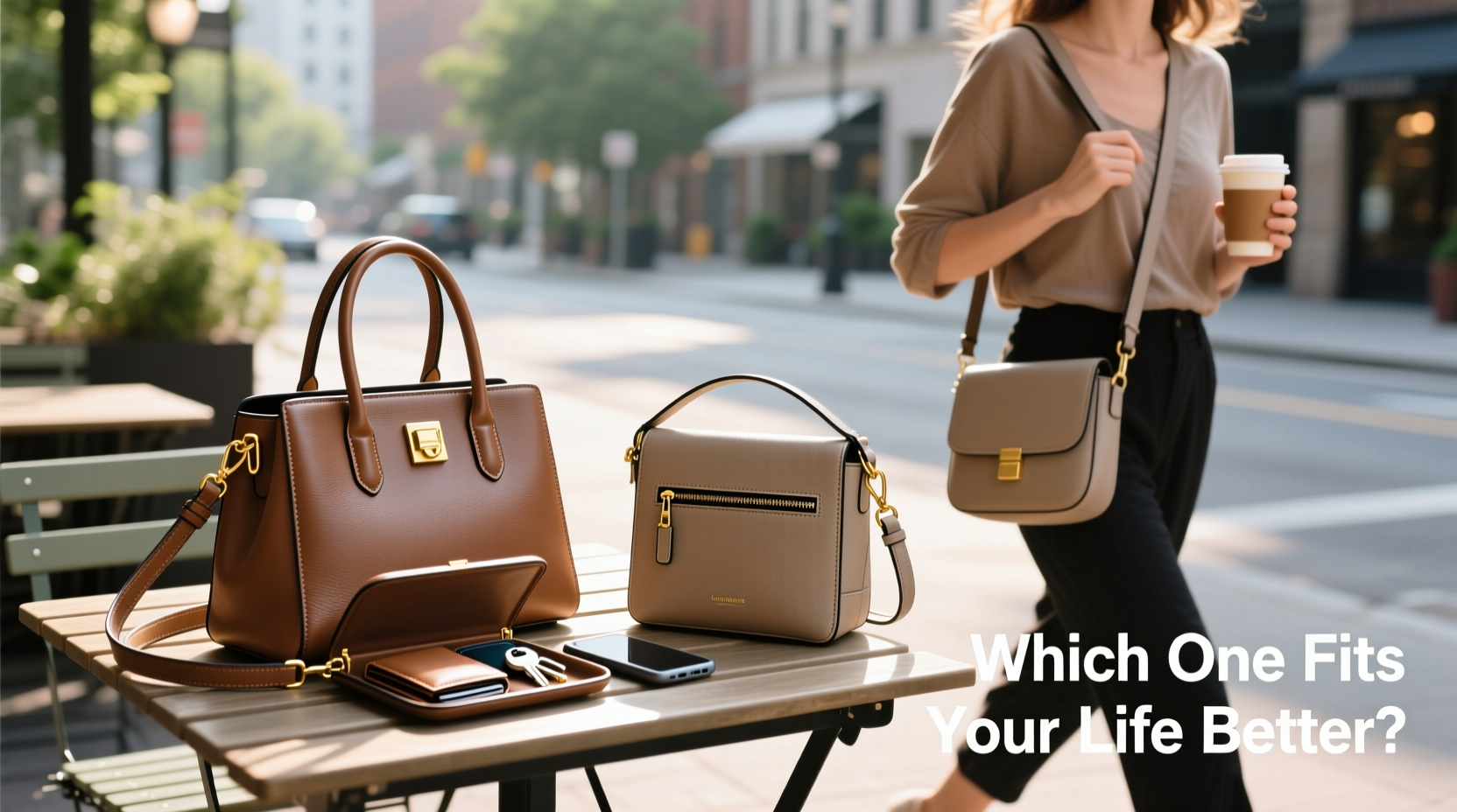 top handle or underarm bag which purse is actually more practical