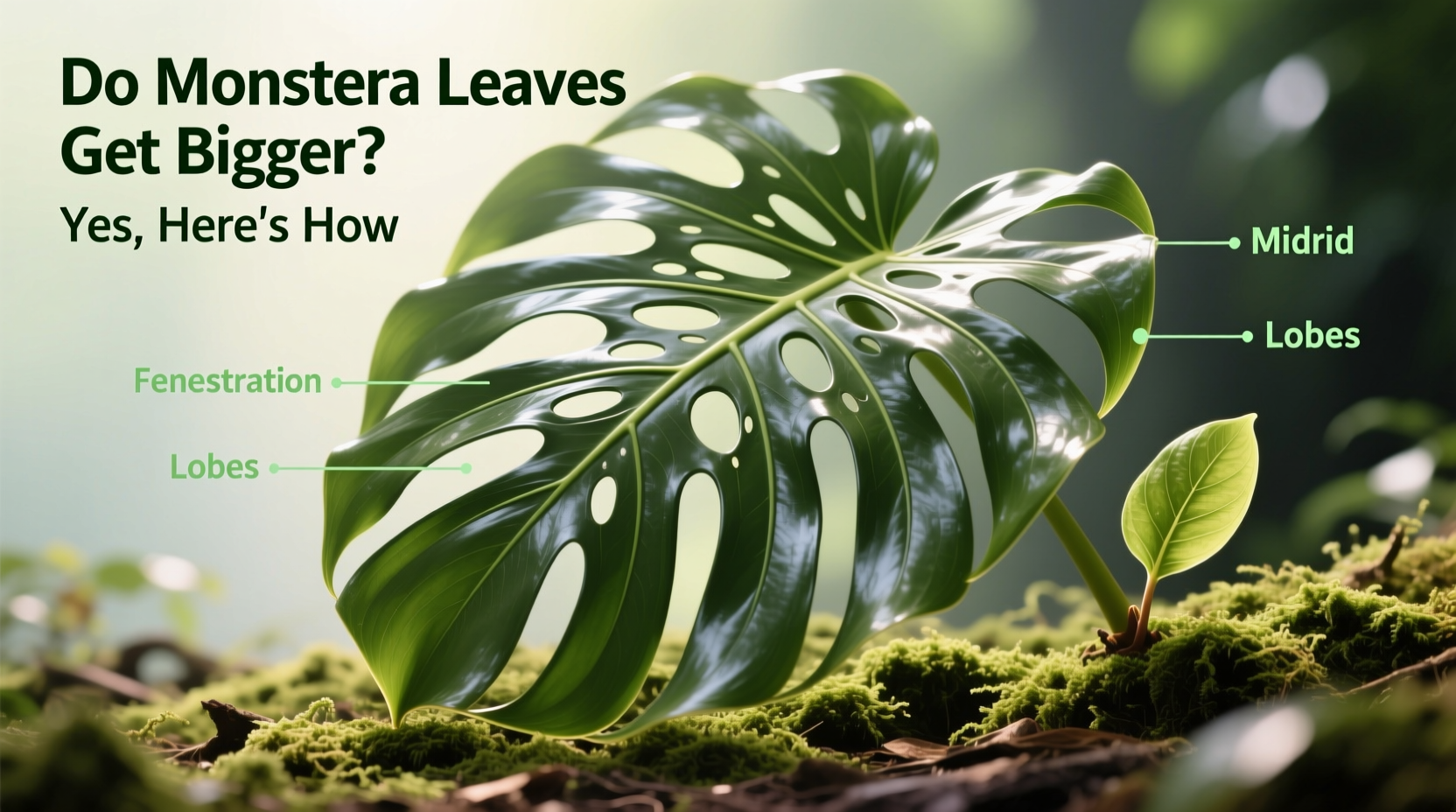 do monstera leaves get bigger