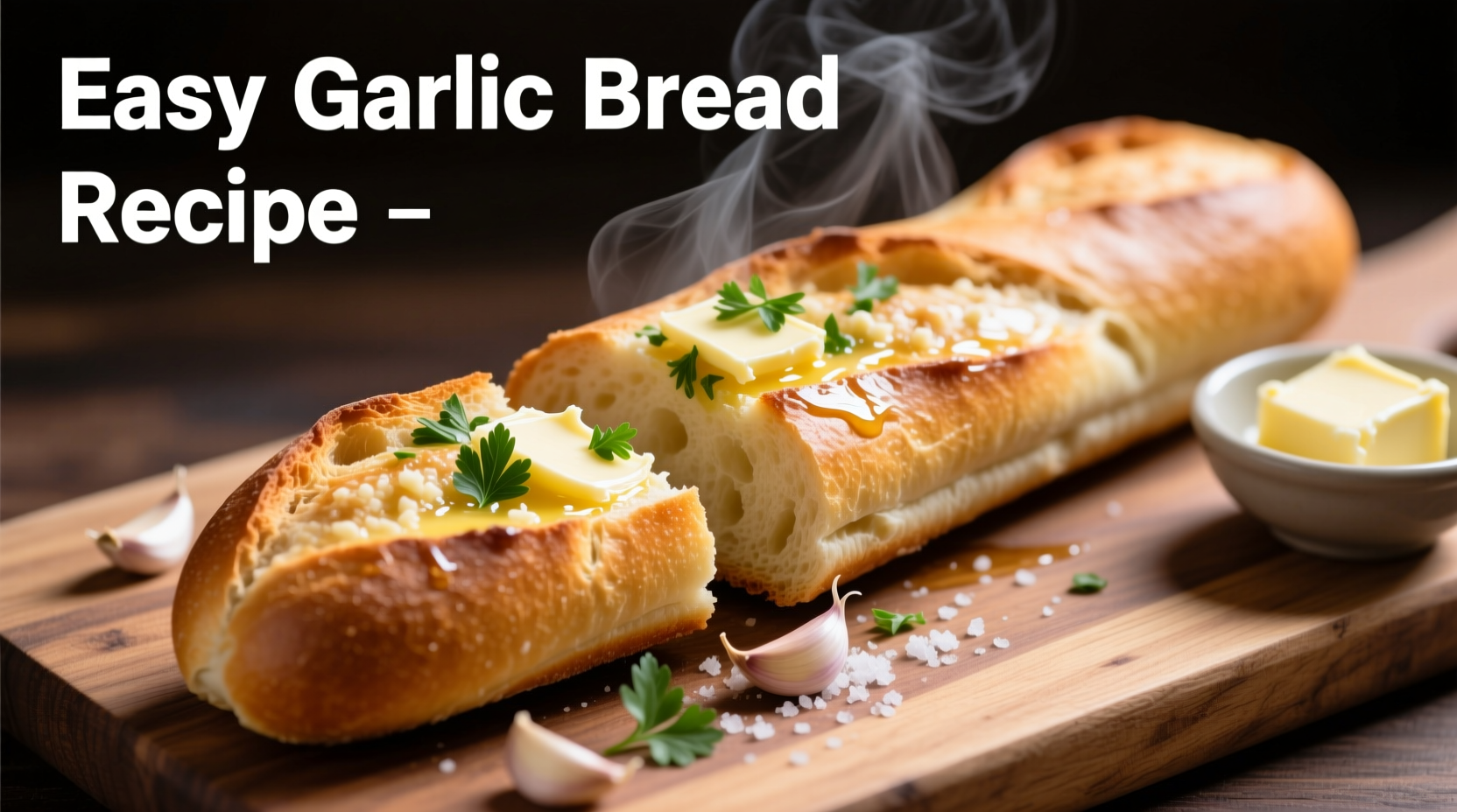 Easiest Garlic Bread Recipe: 6 Ingredients, 20 Minutes