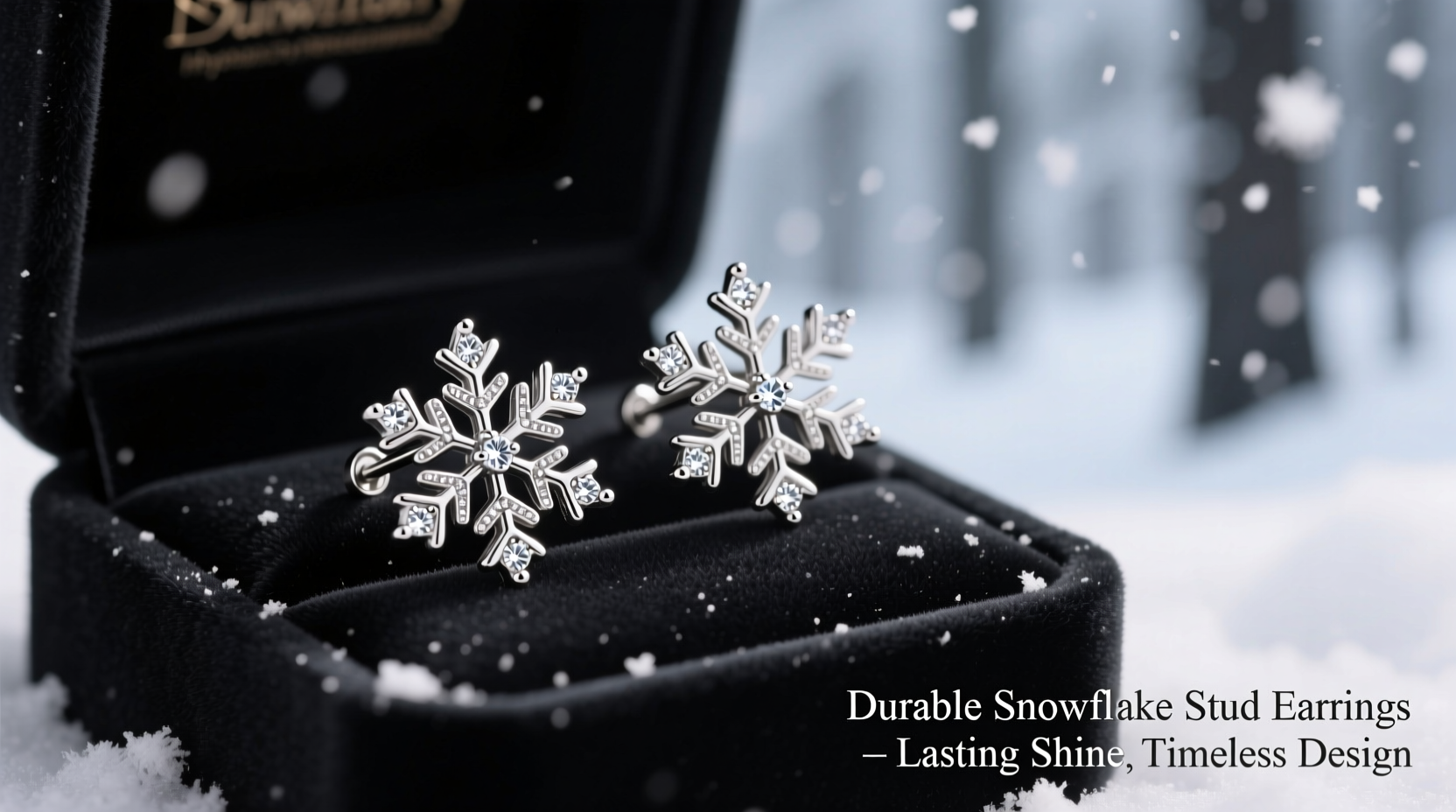 how to choose durable snowflake flower stud earrings that last and shine