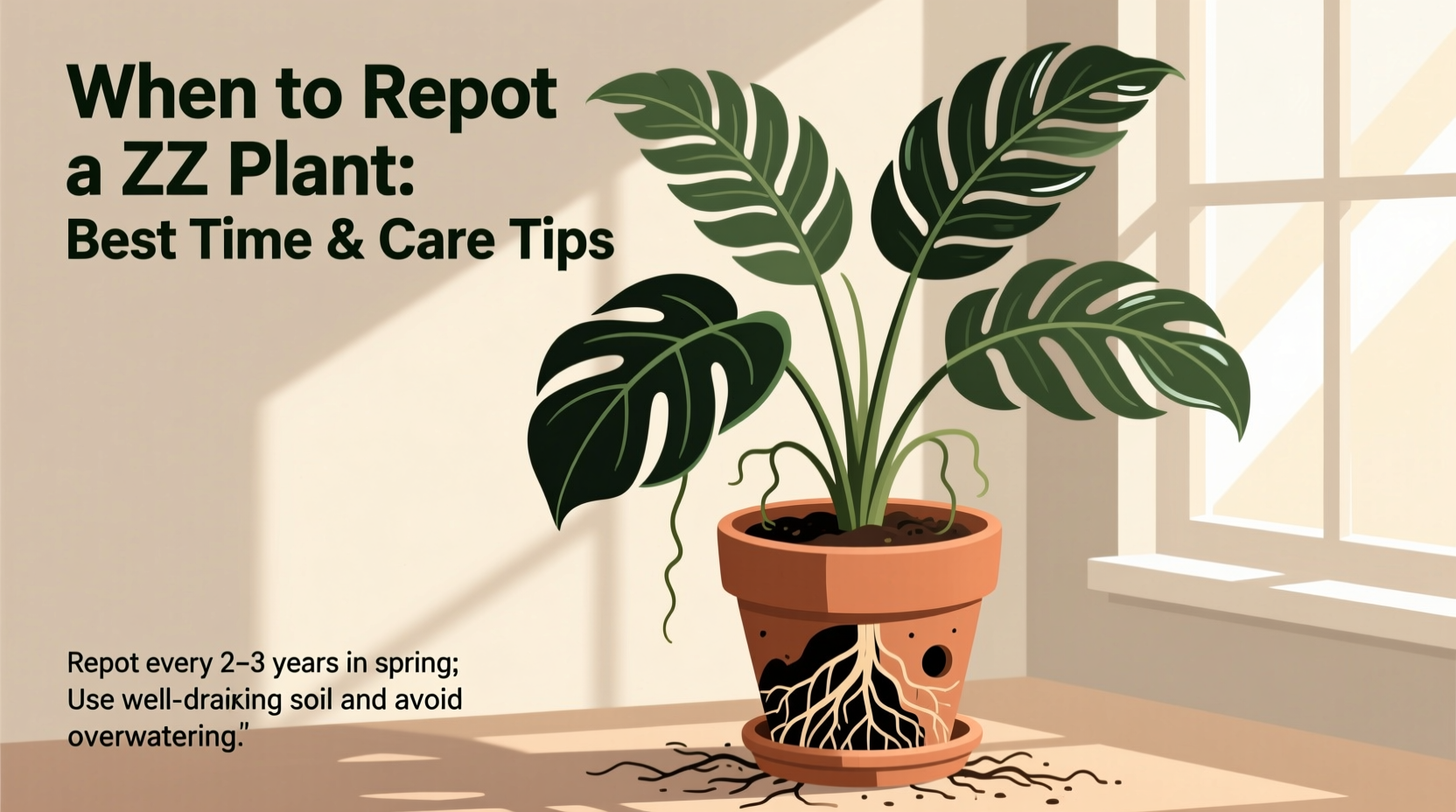When to Repot a ZZ Plant: Best Time & Care Tips