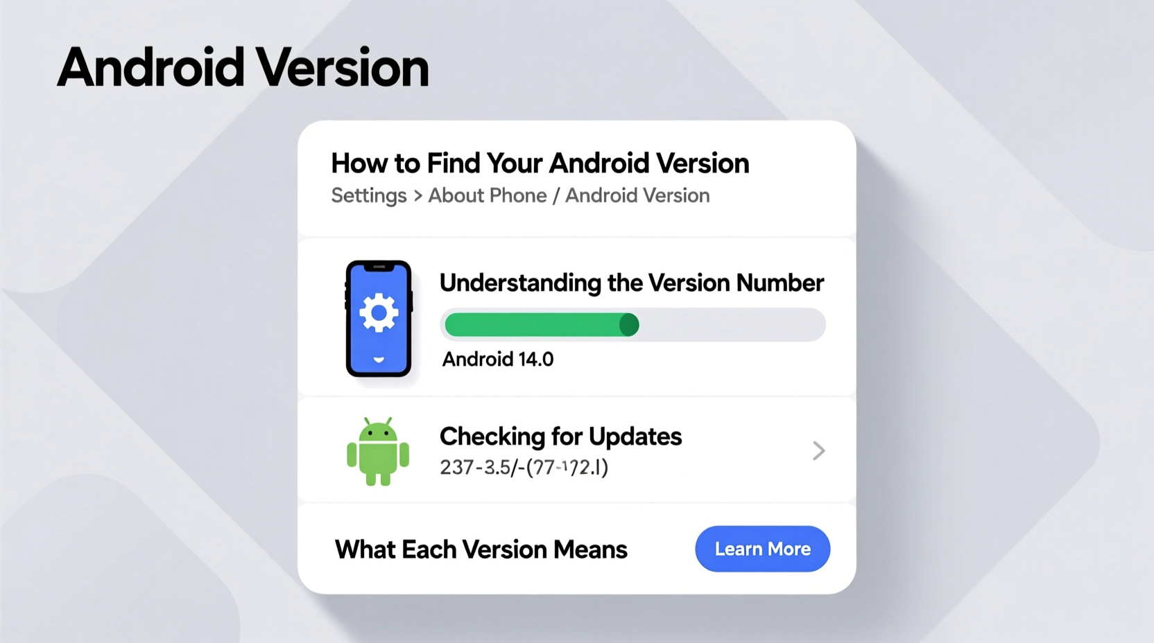 the complete guide to finding and understanding your android version settings
