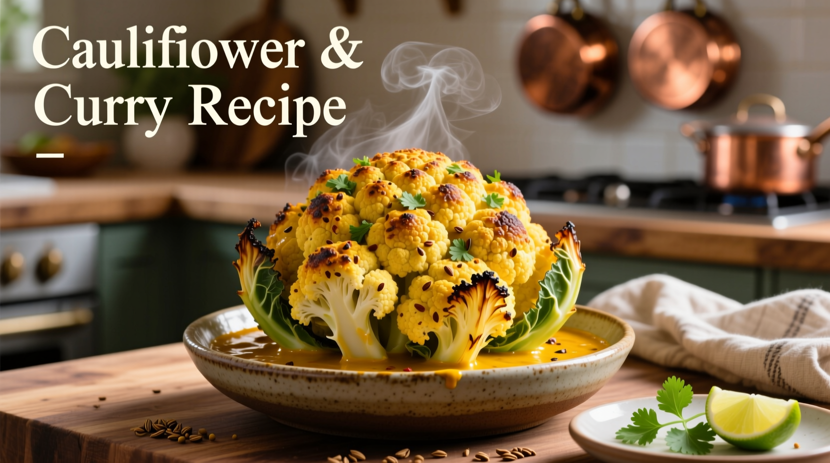 cauliflower and curry recipe