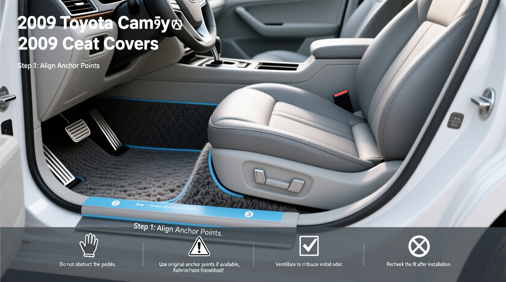 2009 toyota camry car seat covers