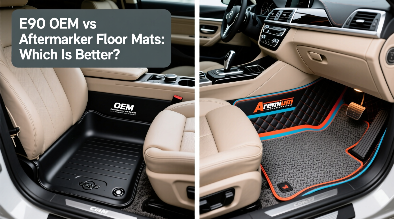 E90 OEM vs Aftermarket Floor Mats: Which Is Better?