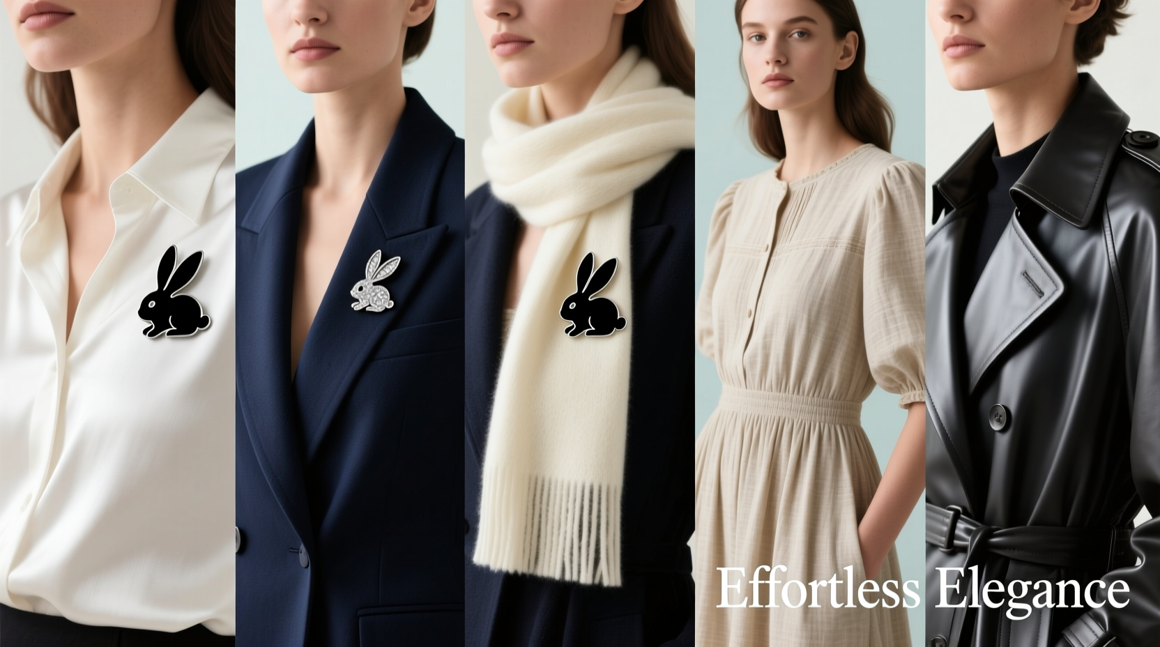creative ways to style a rabbit brooch with every outfit for effortless elegance