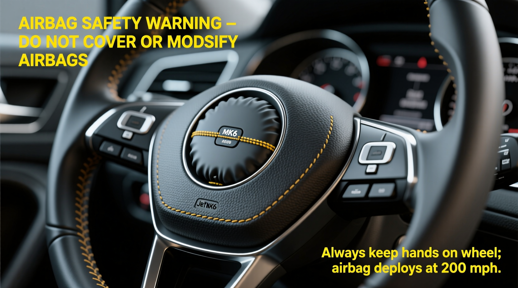 jetta mk6 steering wheel airbag safety