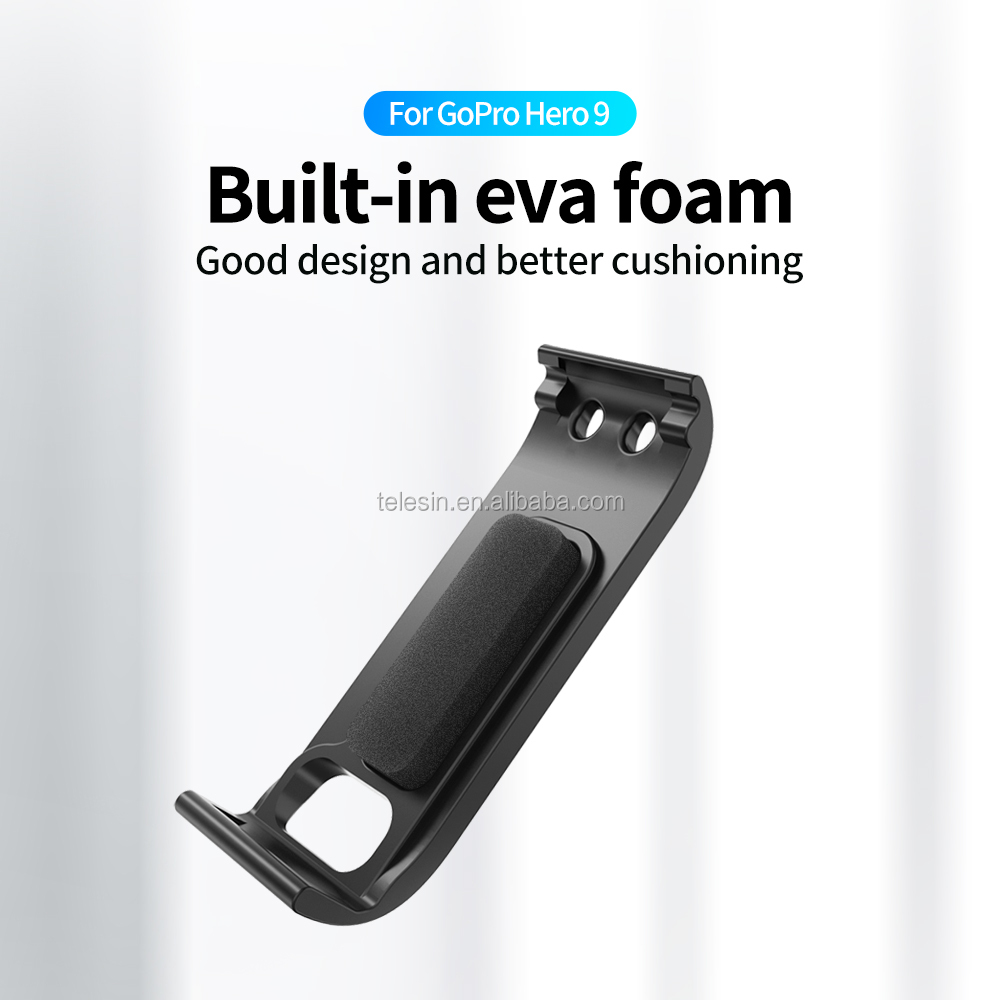 Telesin Replaceable Battery Cover Detachable Battery Lid for Go Pro Hero-9 camera