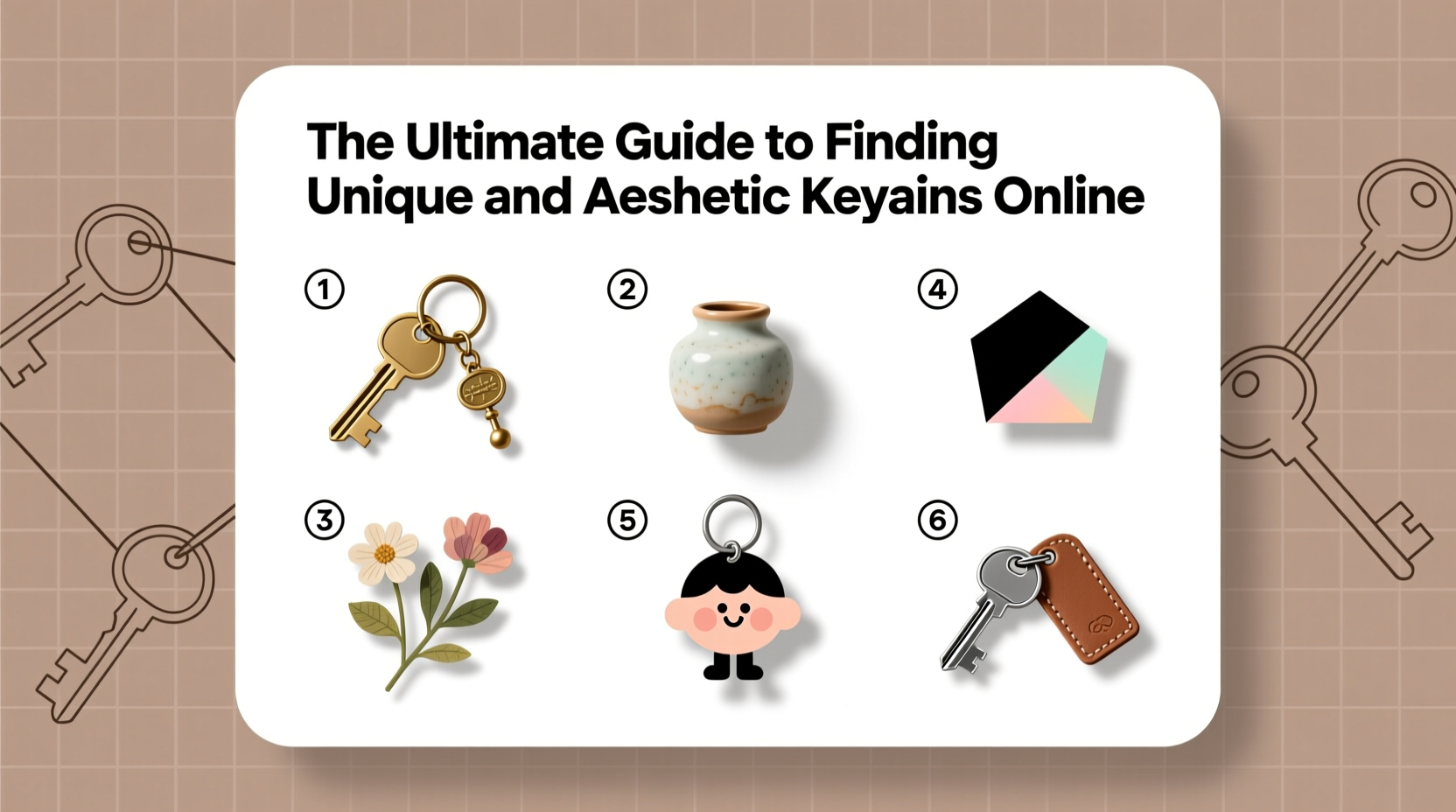the ultimate guide to finding unique and aesthetic keychains online