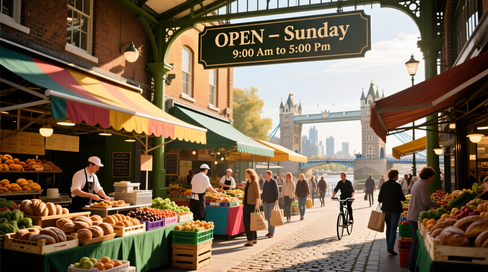 is borough market open on sunday