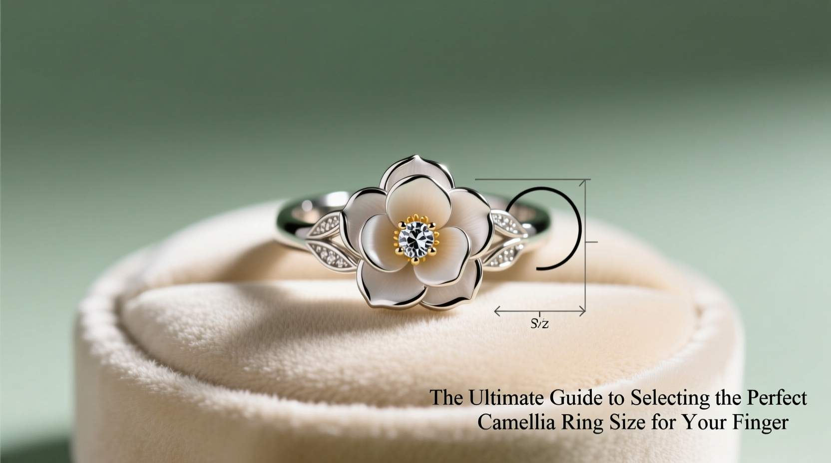 the ultimate guide to selecting the perfect camellia ring size for your finger