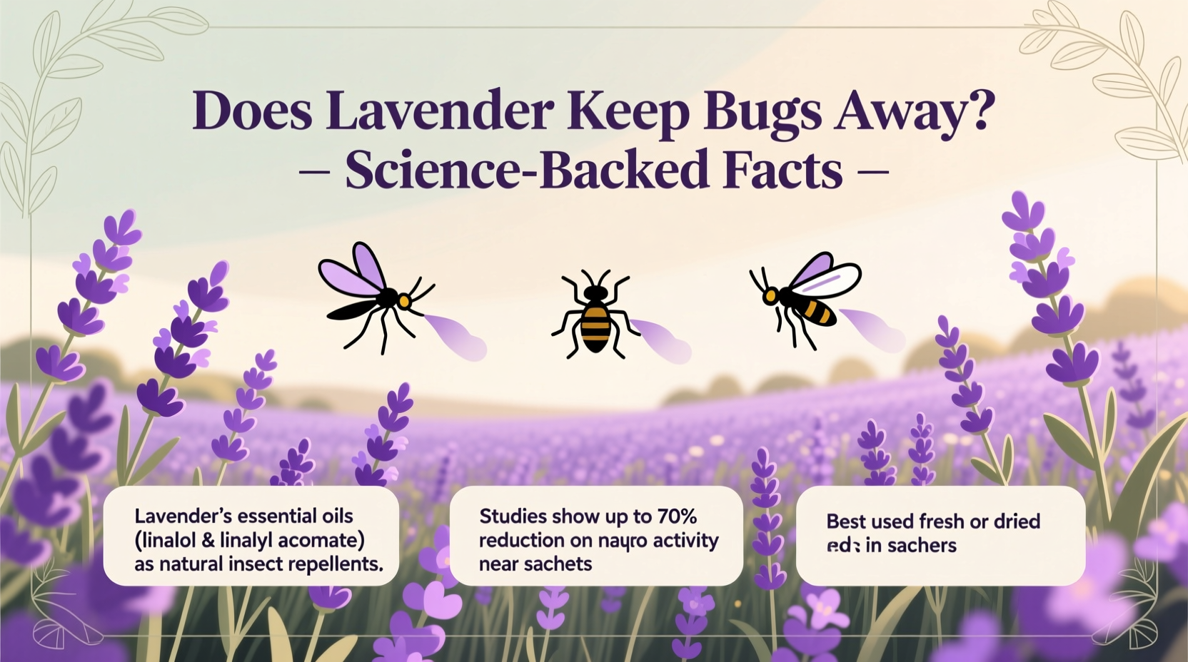 do lavender keep bugs away