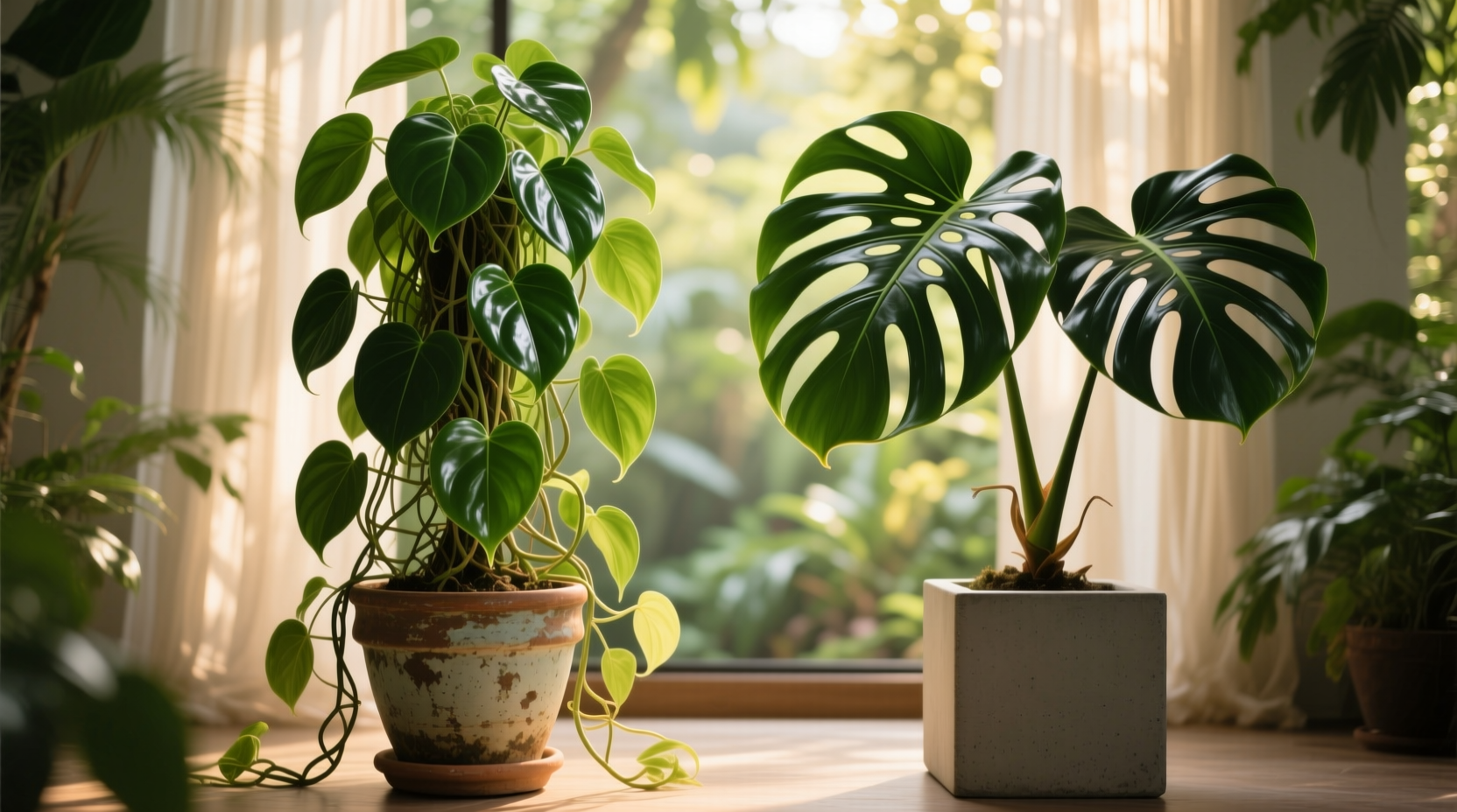 Pothos vs Monstera: Key Differences in Care, Growth & Toxicity