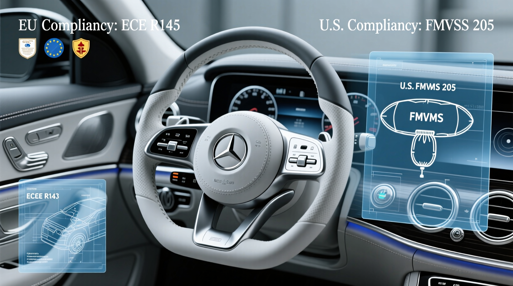 w218 steering wheel legality
