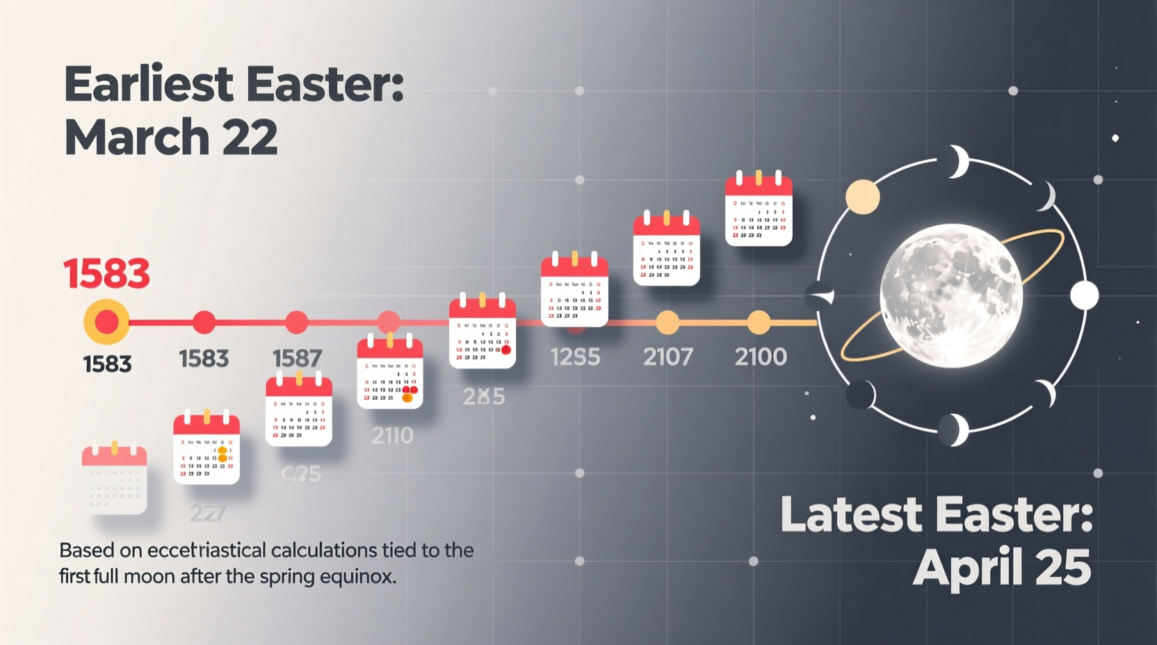 what are the earliest and latest dates for easter