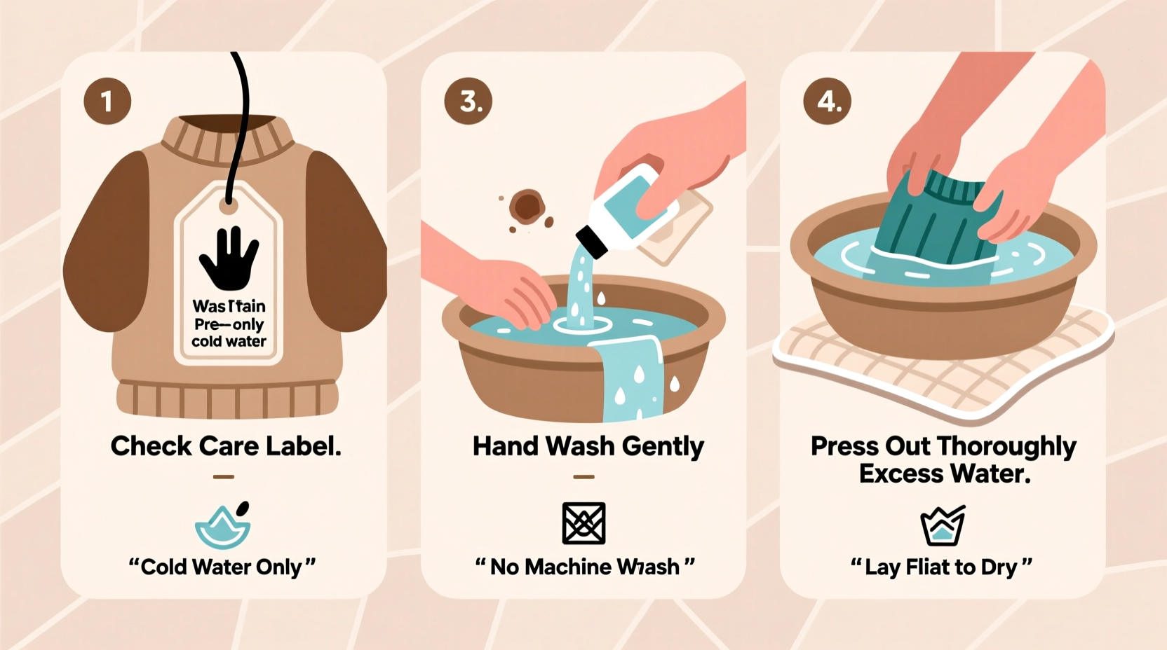 step by step guide how to wash a dog sweater properly without damaging it