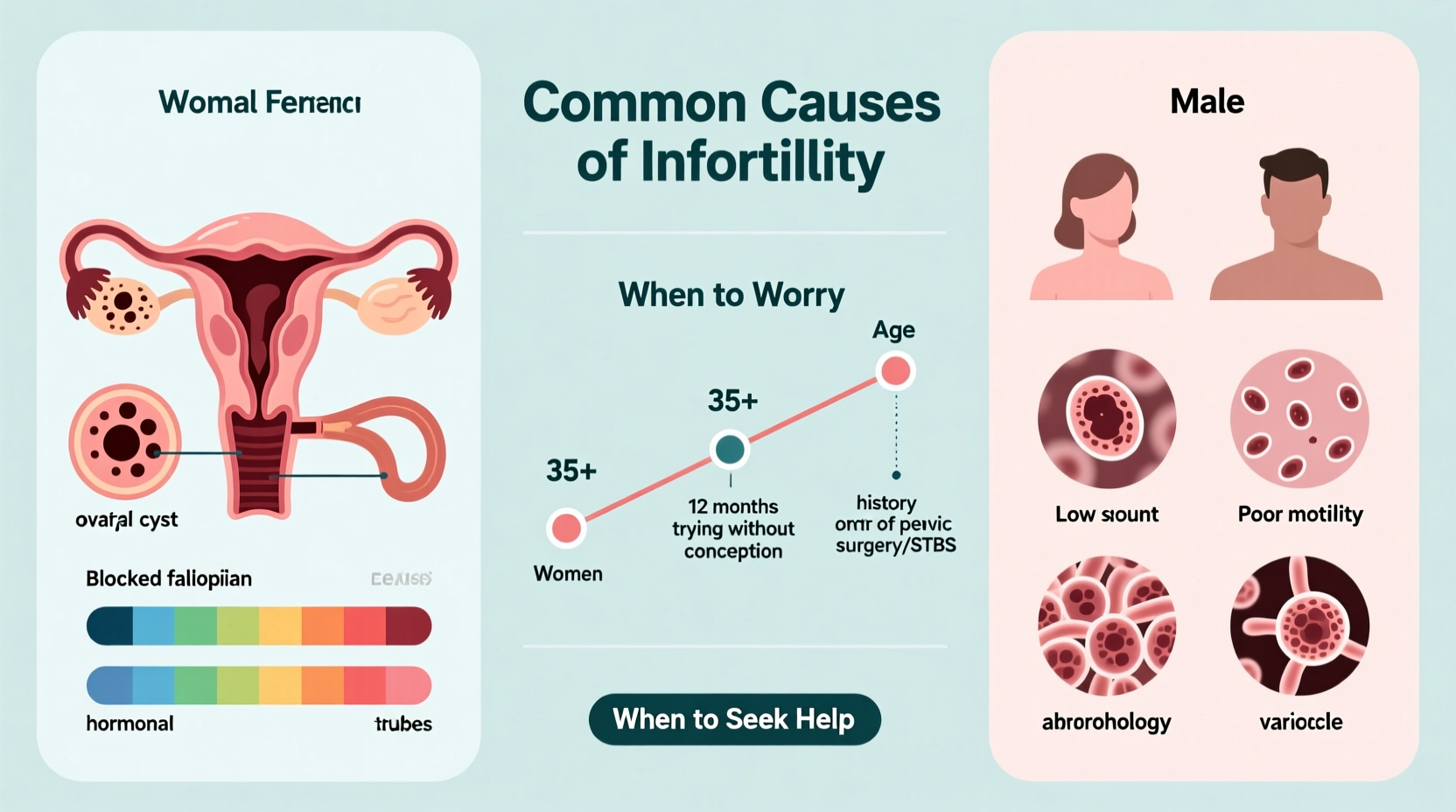 why is it hard to get pregnant common causes when to worry