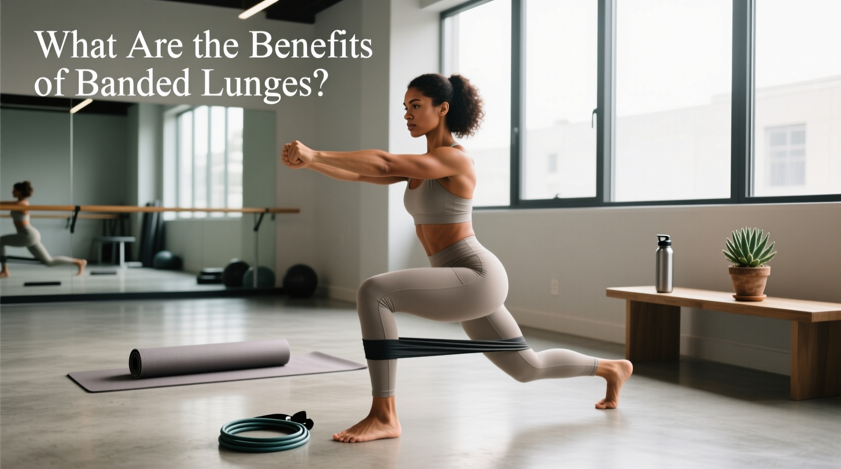 banded lunges guide