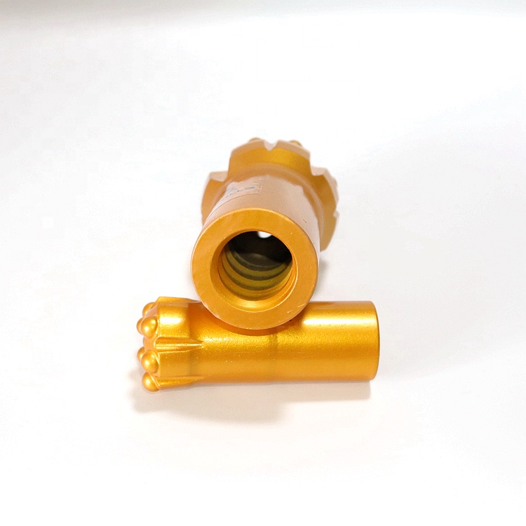 Hot-pressed TIMKE Steel And Beset with T6 Carbide Insert Drilling Long Hole 76mm T38 Thread Button Rock Drill Bit