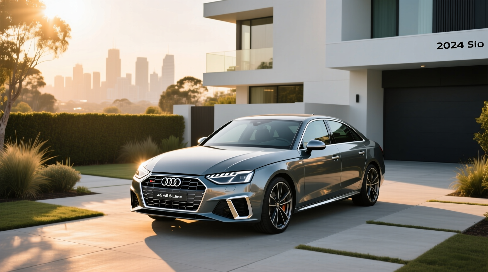2024 Audi A4 45 S line Premium in daylight