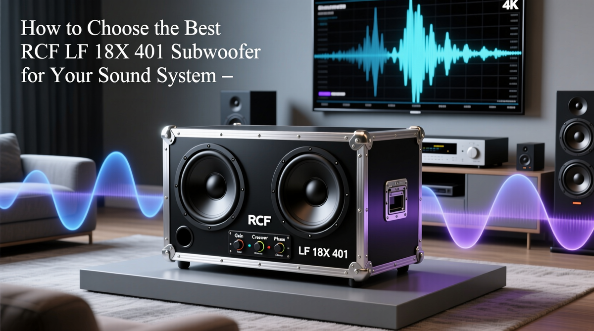 How to Choose the Best RCF LF 18X 401 Subwoofer for Your Sound System