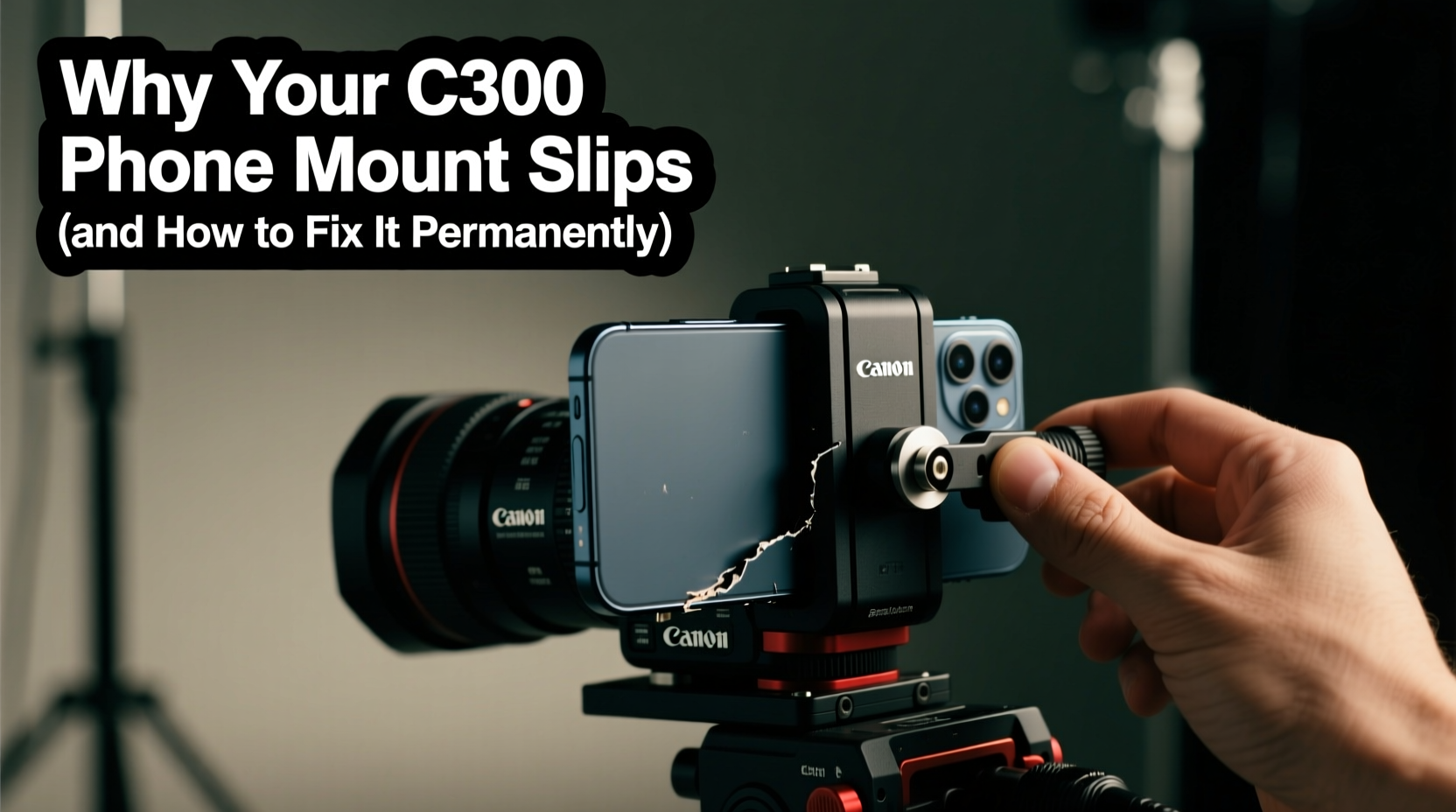 c300 phone mount slip issue