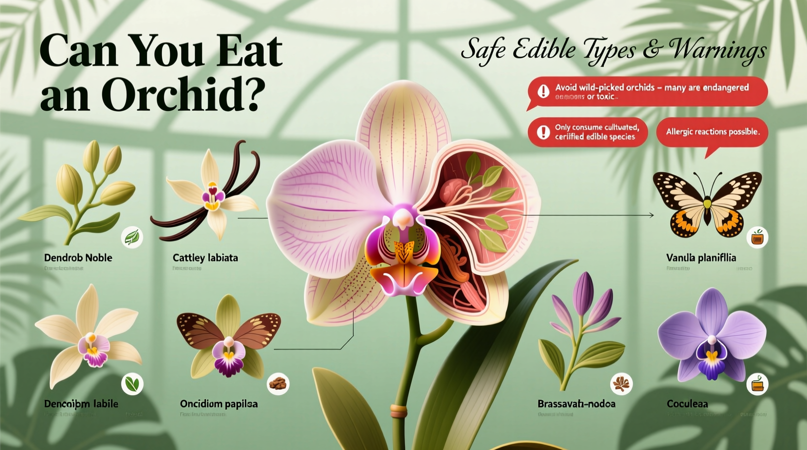 can you eat an orchid