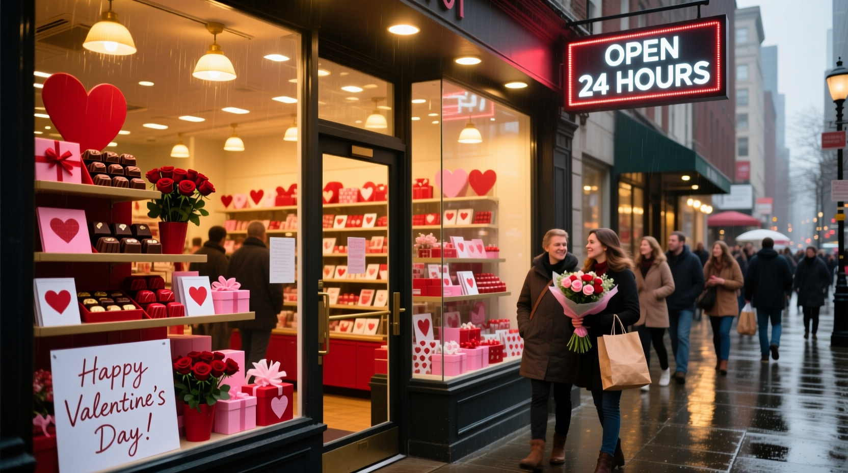 do stores close on valentines day