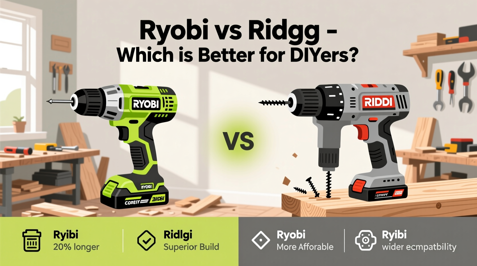 ryobi vs ridgid which power tool brand is actually better for diyers