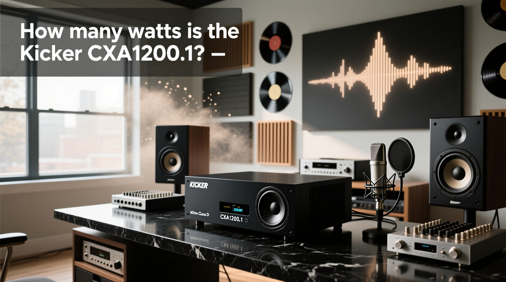 Kicker CXA1200.1 Subwoofer Amplifier Guide