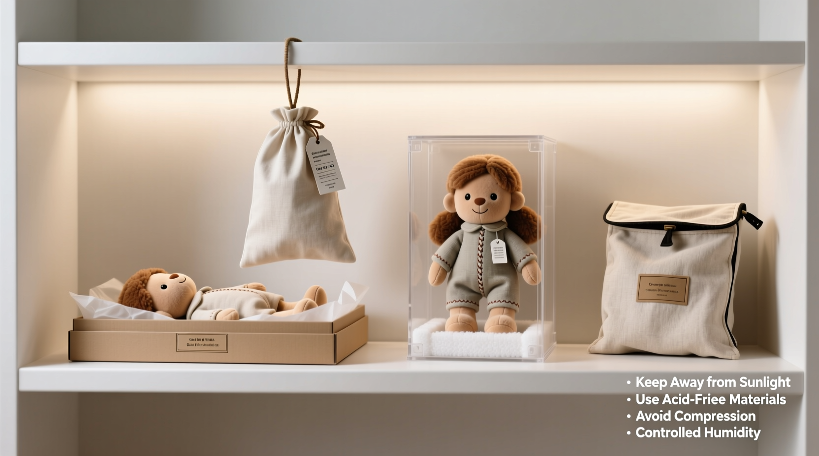 expert tips for storing plush dolls safely to maintain shape and quality