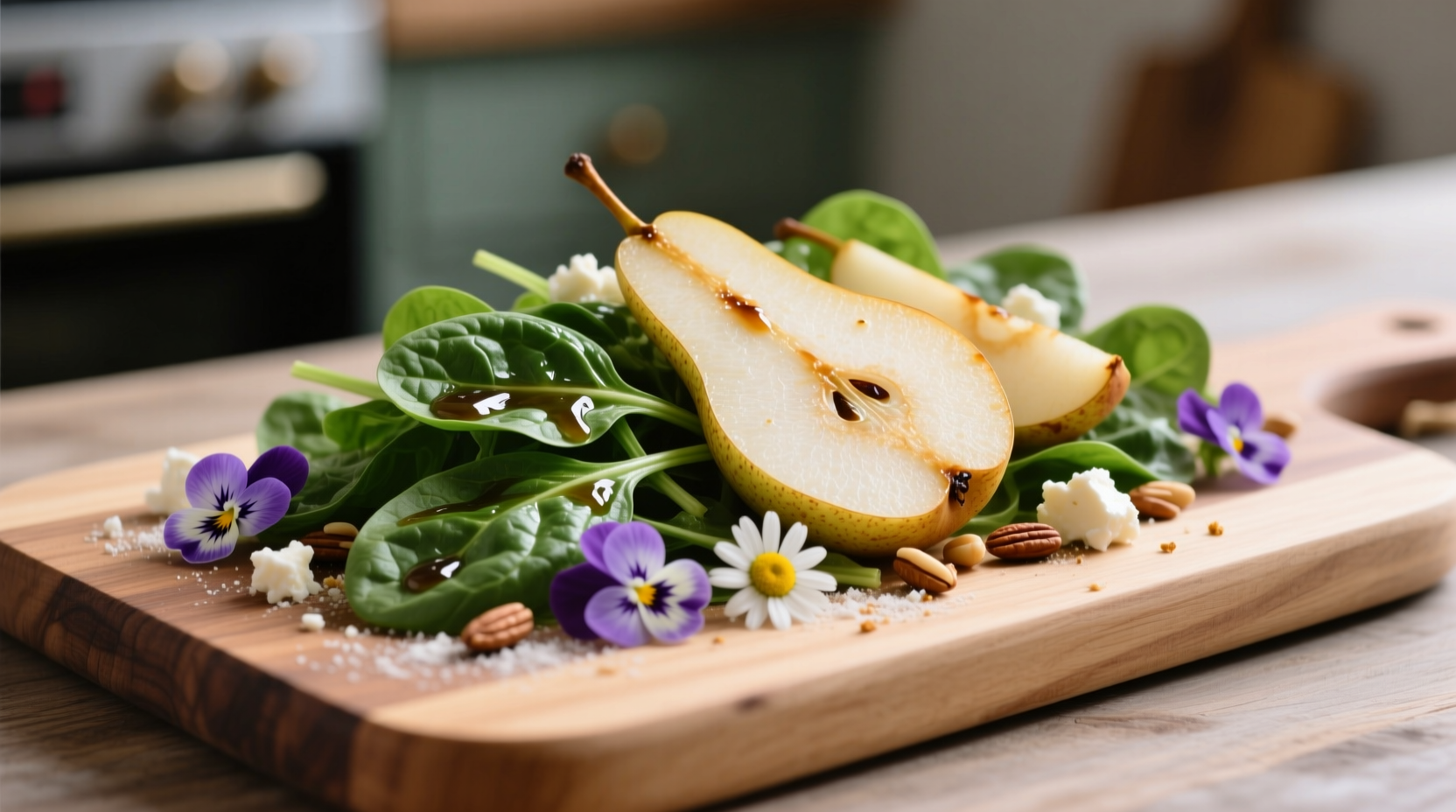 Perfect Spinach Pear Salad Recipe in 15 Minutes