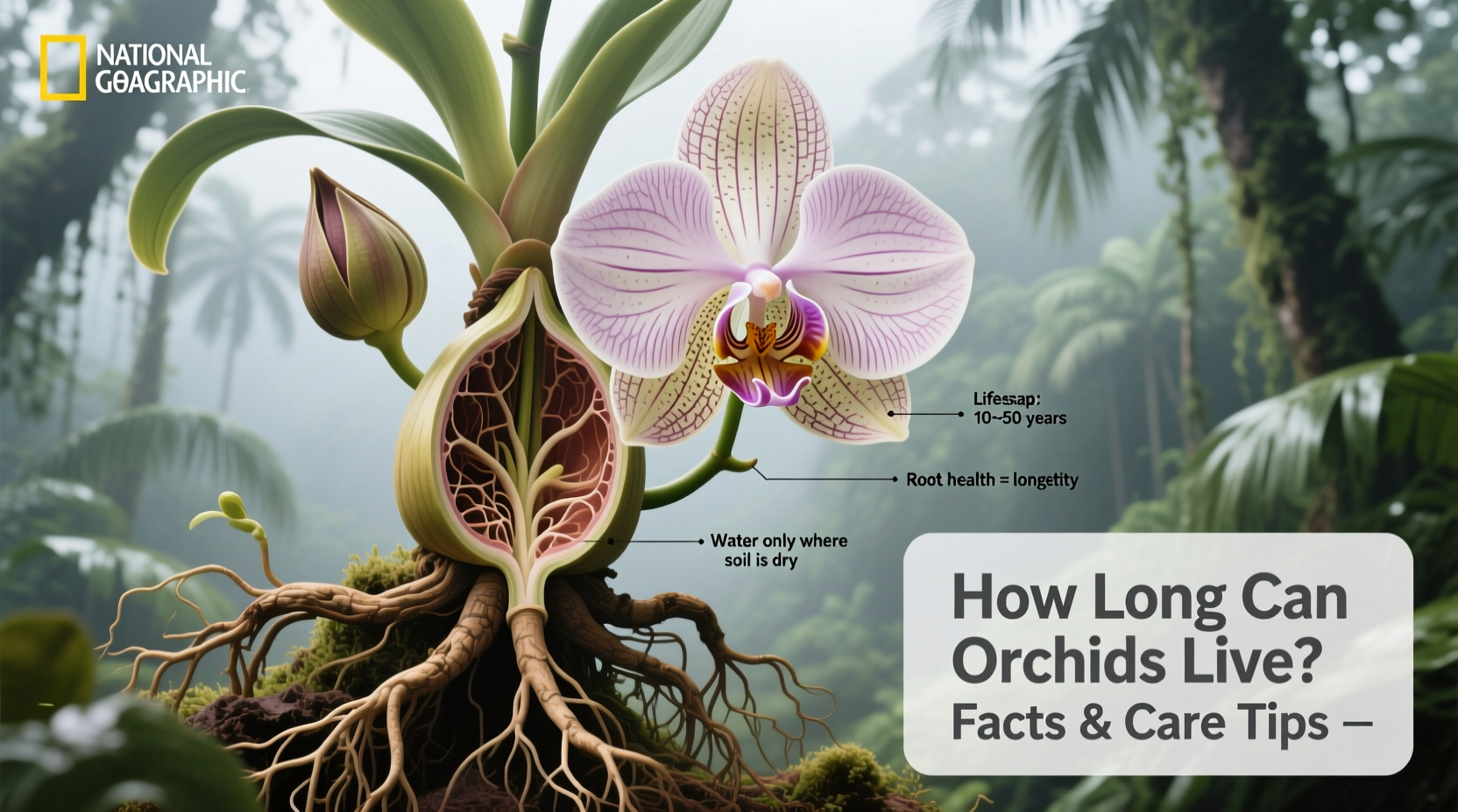 how long can orchid live