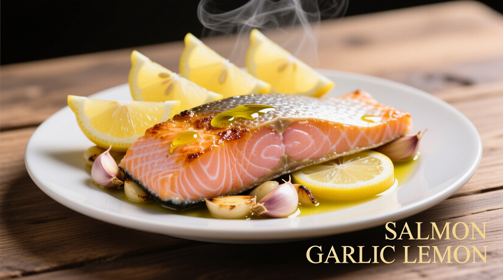 salmon garlic lemon