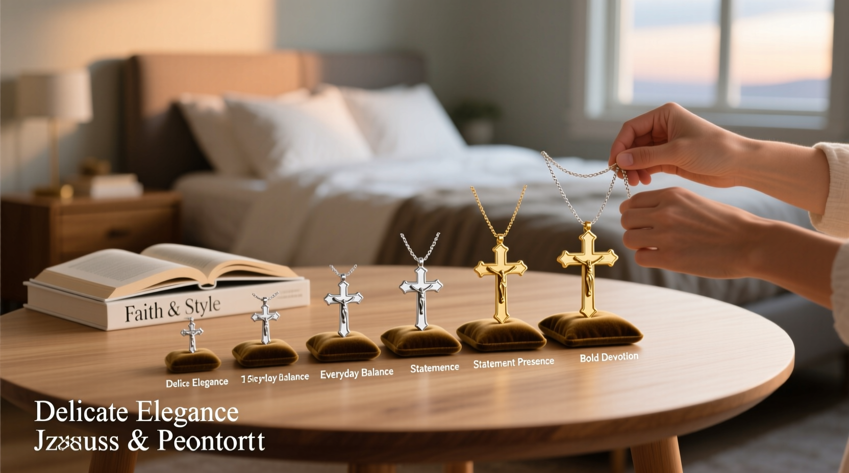 the ultimate guide to selecting the perfect size jesus cross necklace for your style and comfort