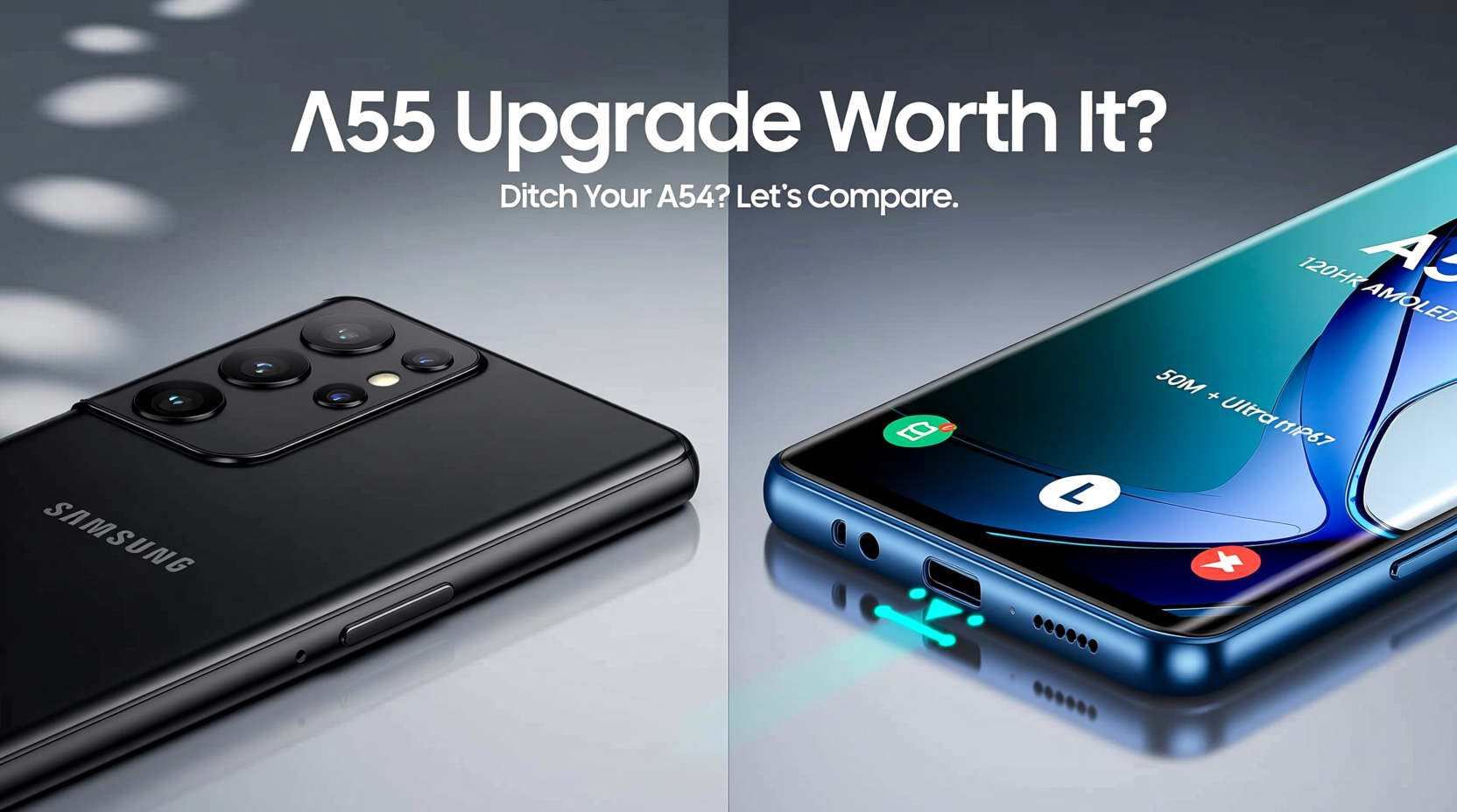 samsung a55 vs a54 is the upgrade worth ditching your a54 2