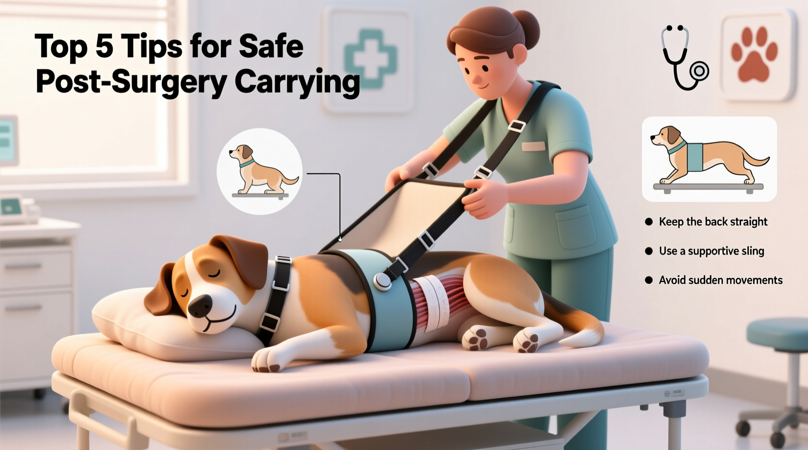 the ultimate guide to safely carrying your dog after surgery for a smooth recovery