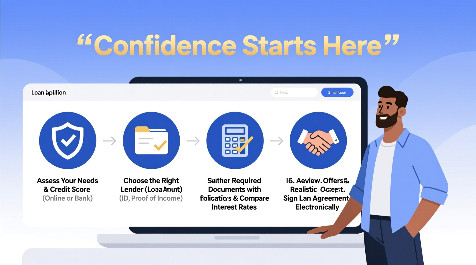 step by step guide to successfully apply for a small loan with confidence