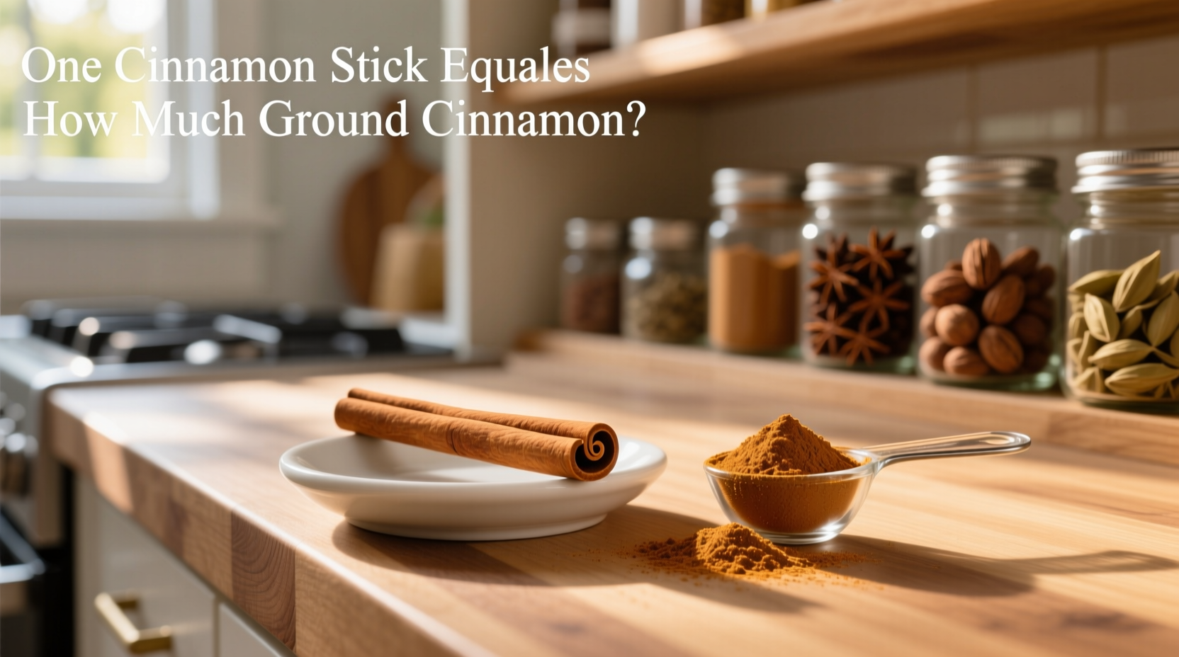 How Much Ground Cinnamon Equals One Cinnamon Stick?